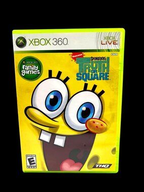 Spongebobs Truth Or Square Xbox 360 Family Games E Rated THQ Complete